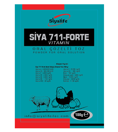 Siya 711 Forte Genel İhtiyaç Vitamini Tozu